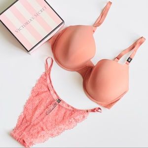 38DDD XL Victoria’s Secret tan bra set